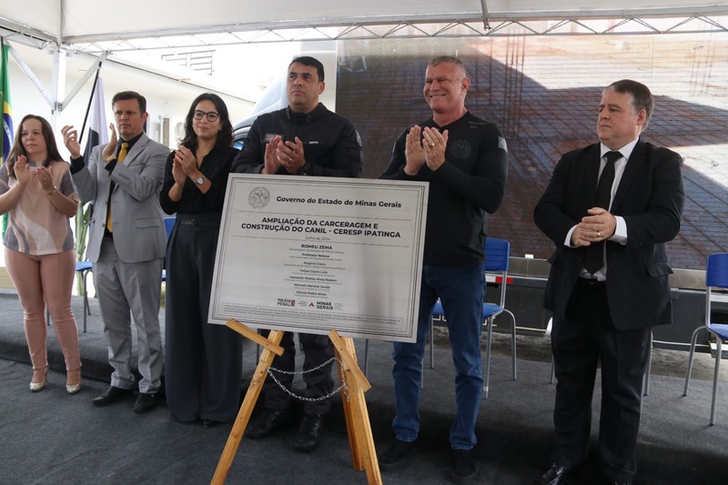 Inauguração do anexo do ceresp Ipatinga (Bernardo Carneiro / Sejusp)