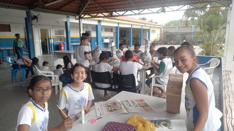 Mostra Arte, na E.E.Professora Marieta Amorim Vieira (SEE-MG / Divulgação)